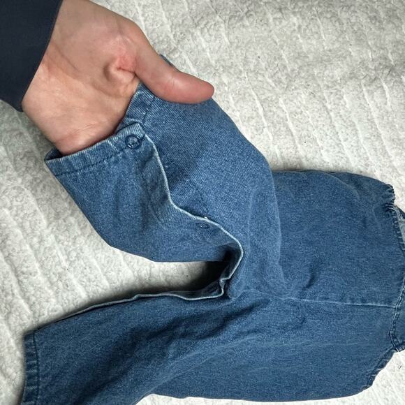 Hopscotch Vintage Girls Denim Overalls 6-9 Months - Picture 9 of 9